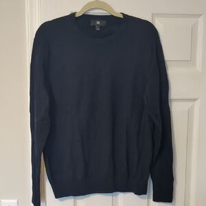 Banana Republic Navy Merino Crewneck Sweater Large